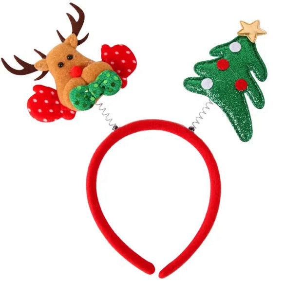 12 Piece Christmas Headband Set