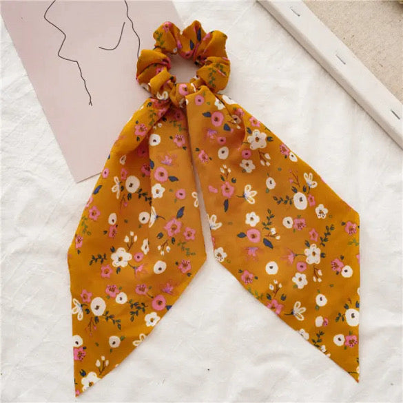 Set of 5 Floral Hair Scarves