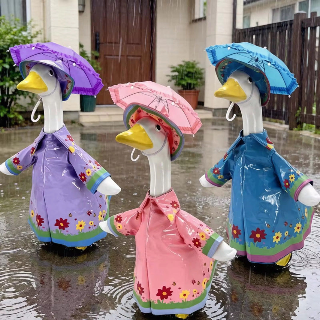 3 Piece Porch Raincoat Goose Outfit