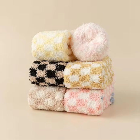 Check It Out Soft Plush Sock Set of 6