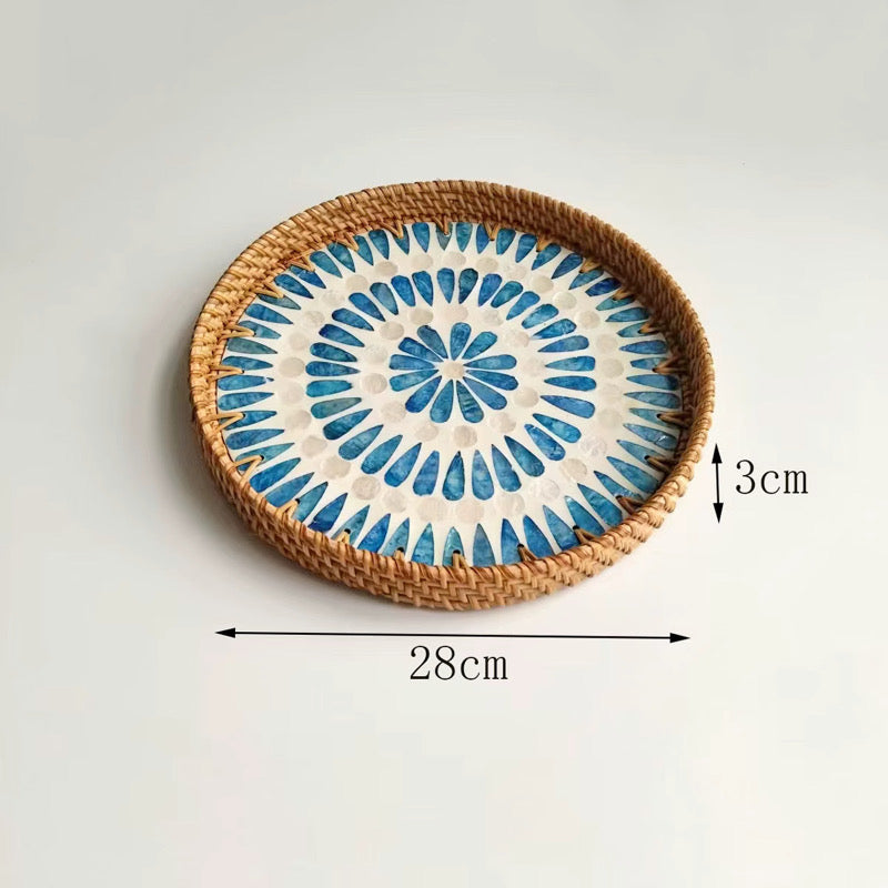 Nest And Nook Round 3 Piece Tray Set