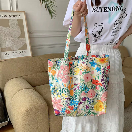 Floral Market Bag