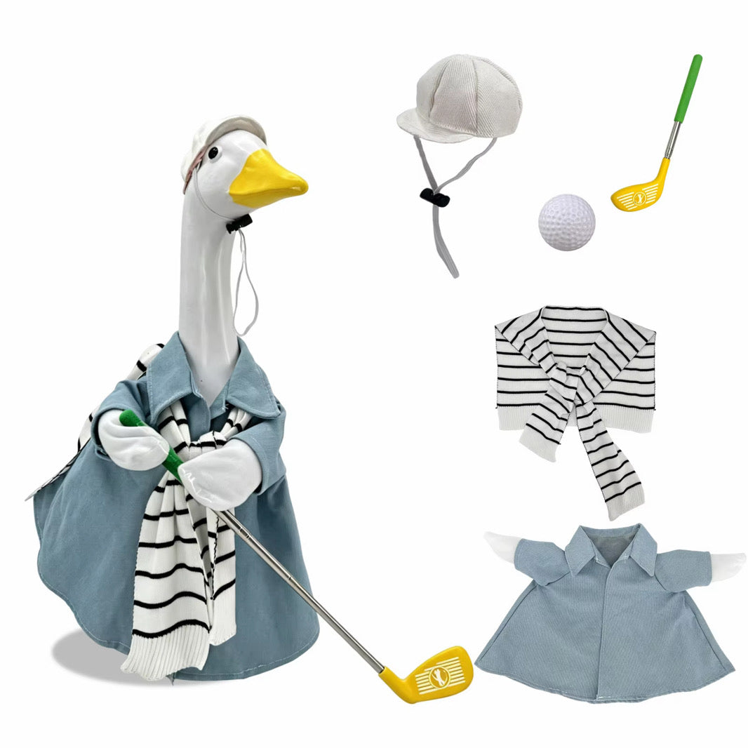 Golf Themed Goose Outfit