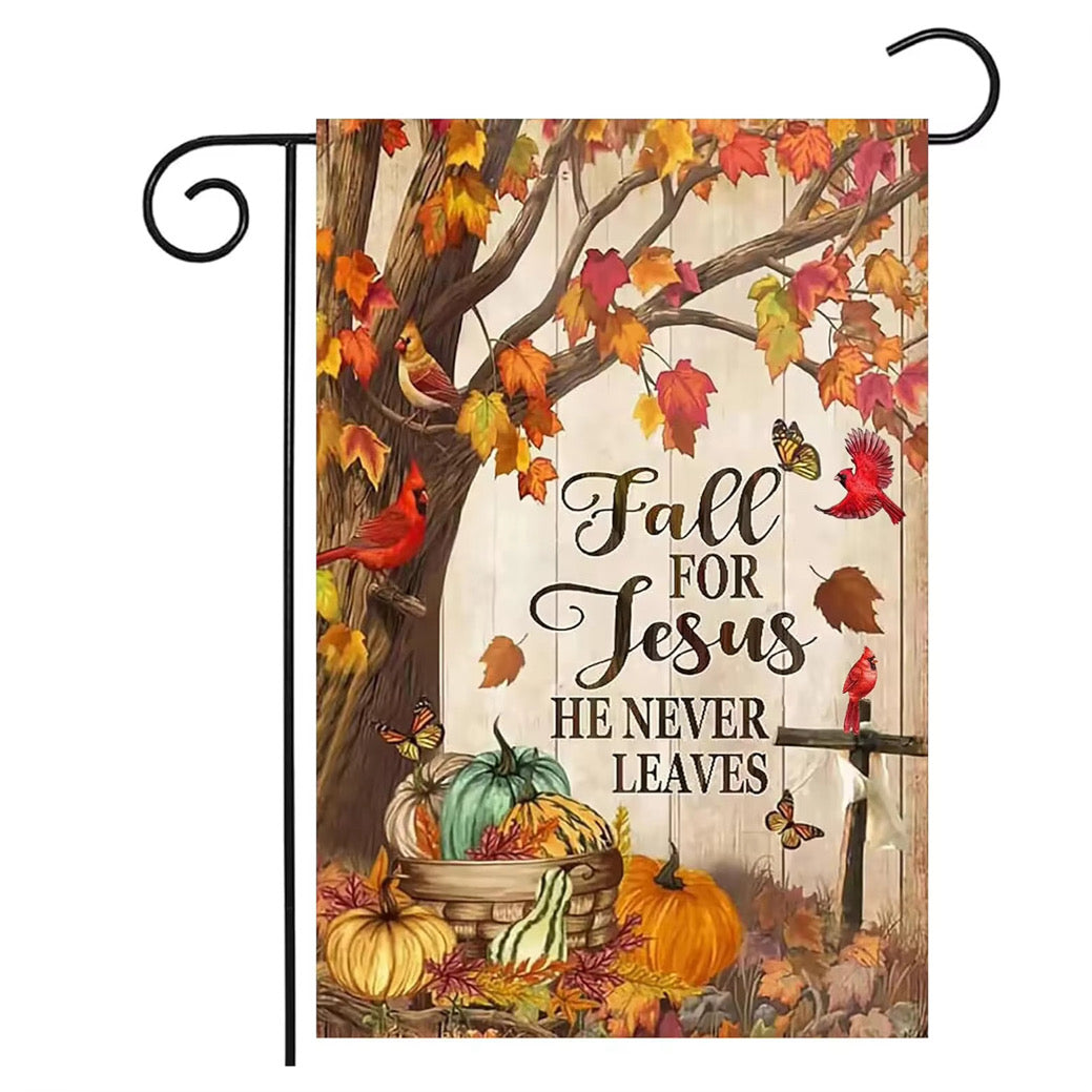 Seasonal Fall Themed Garden Flags