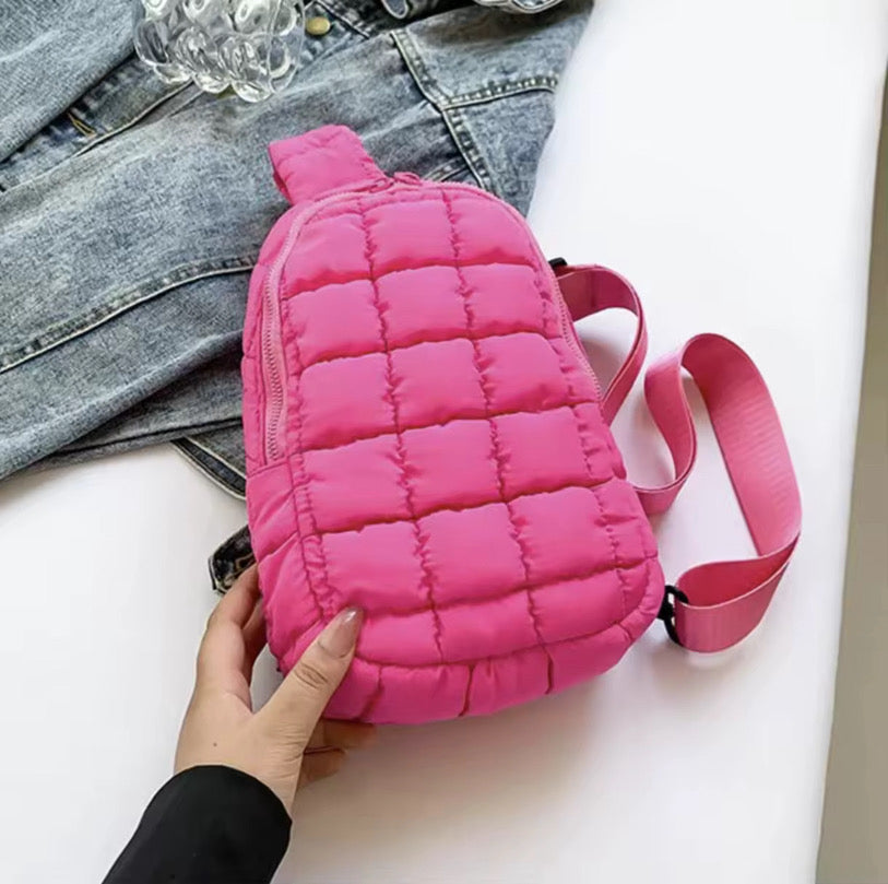 OPEN Puffy Crossbody Bag