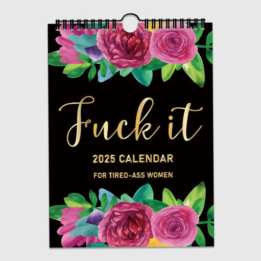 2025 Sweary calendar