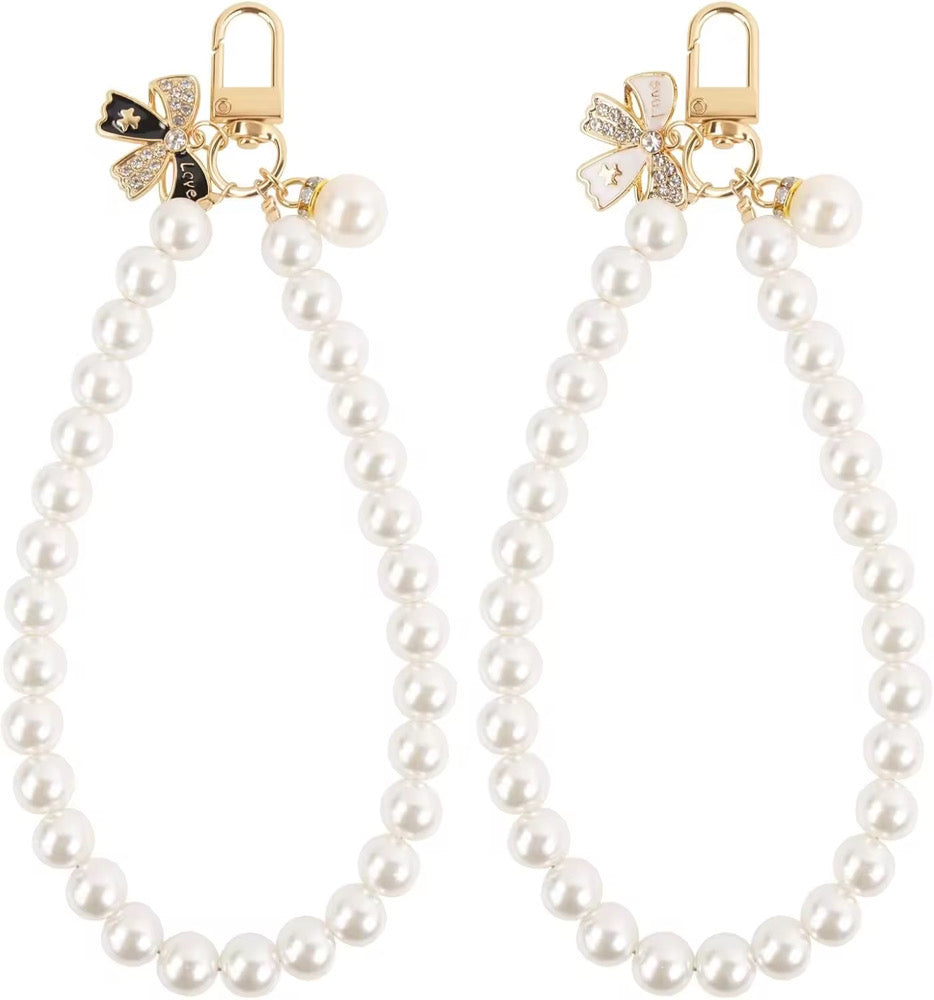 2 Piece Pearl Phone Lanyard