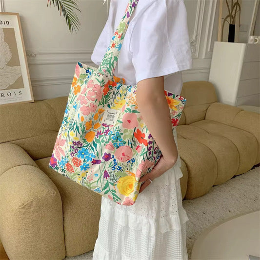 Floral Market Bag
