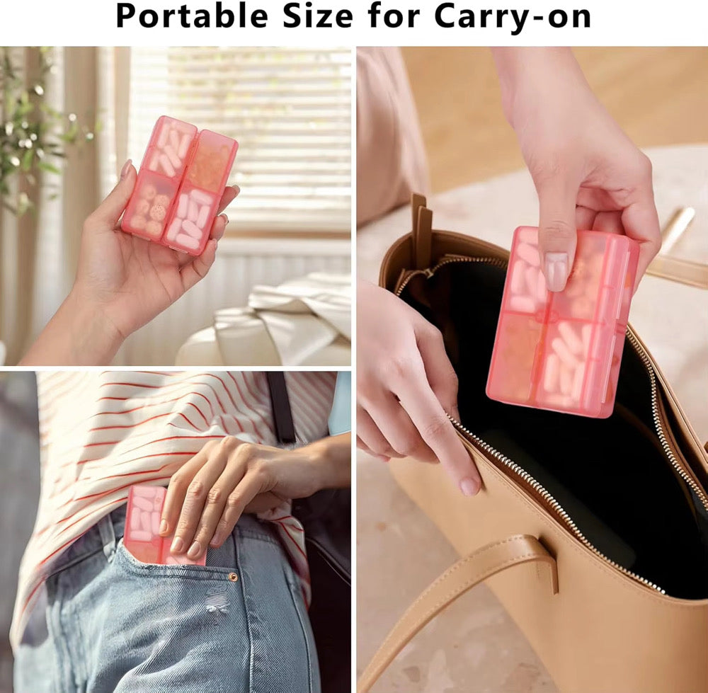 Daily Portable Pill Container