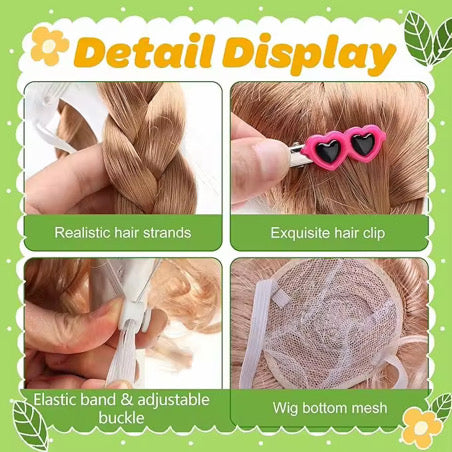 4 Piece Porch Goose Wig Set