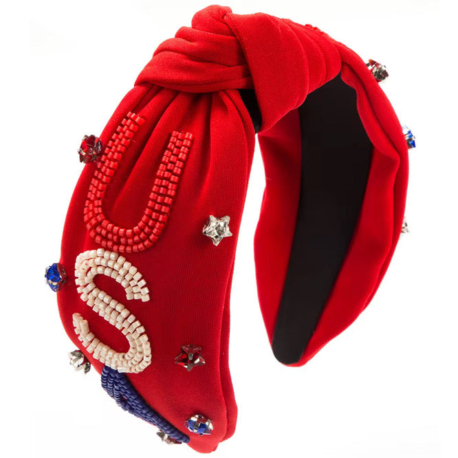 USA Bedazzled Headband