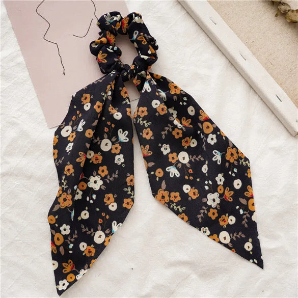 Set of 5 Floral Hair Scarves