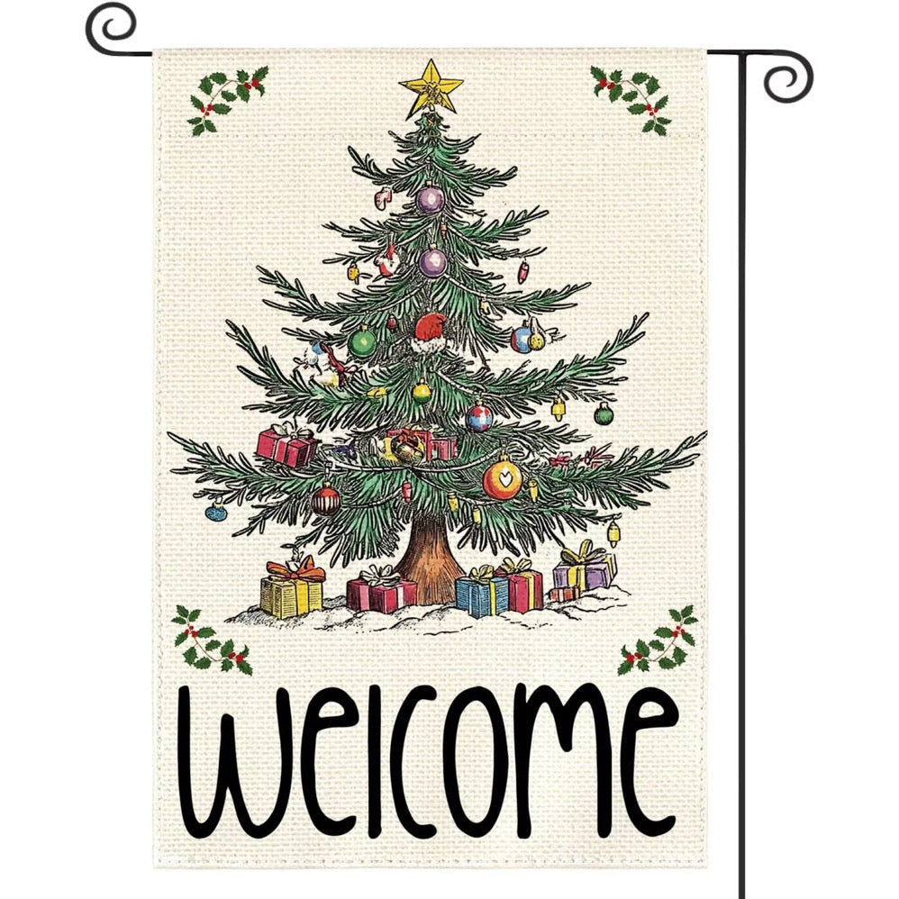 MORE Festive Christmas Themed Garden Flags
