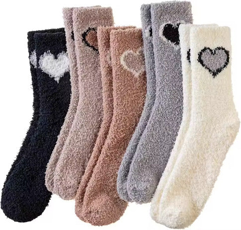 Fluffy Love Crew Sock Set
