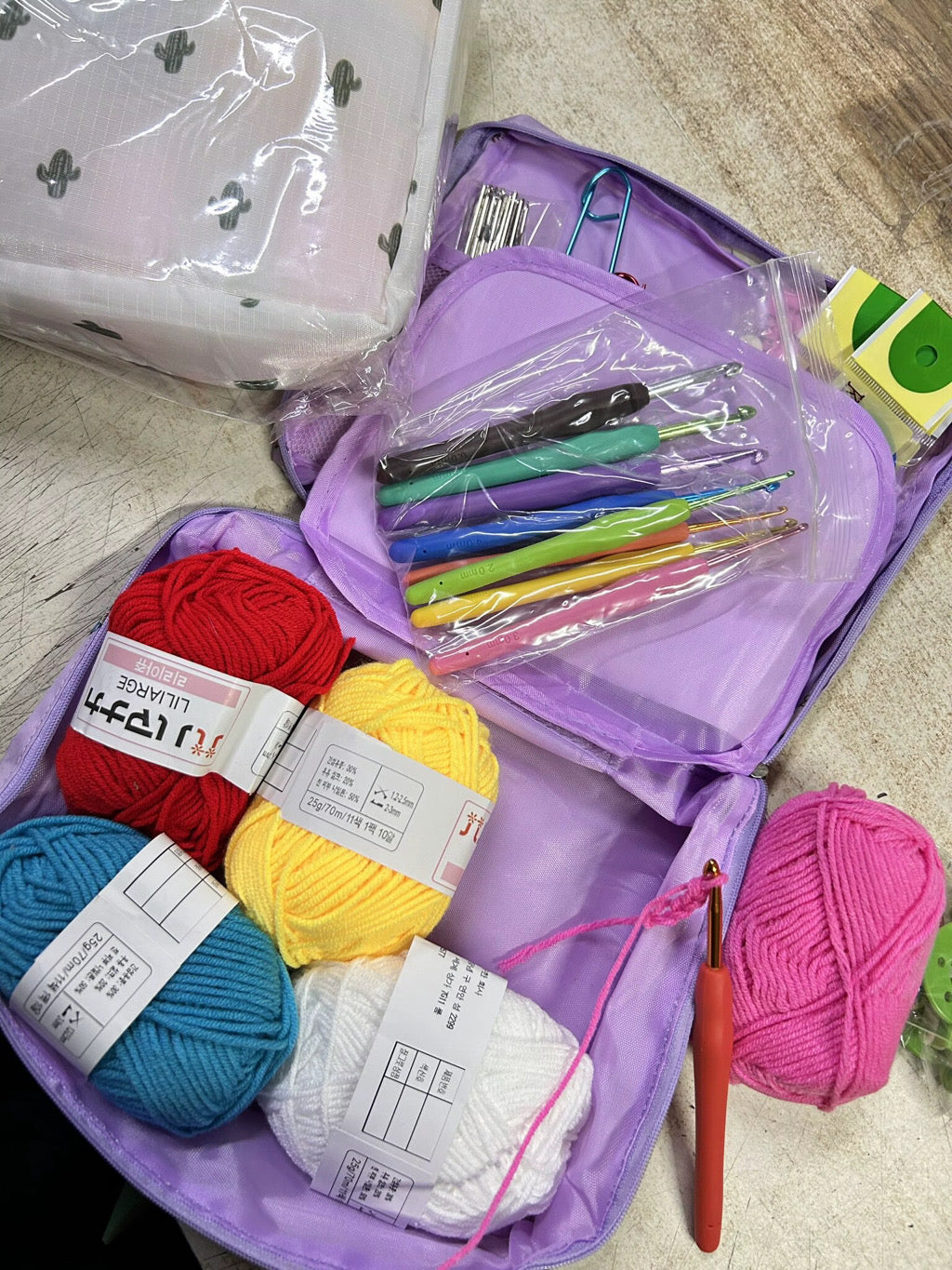 Hooked And Happy Crochet Kit