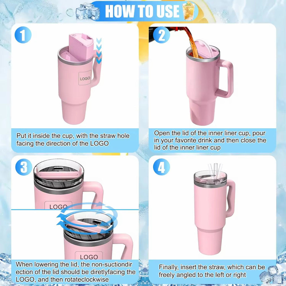 2 in 1 Drink Separator for 40 oz tumbler.