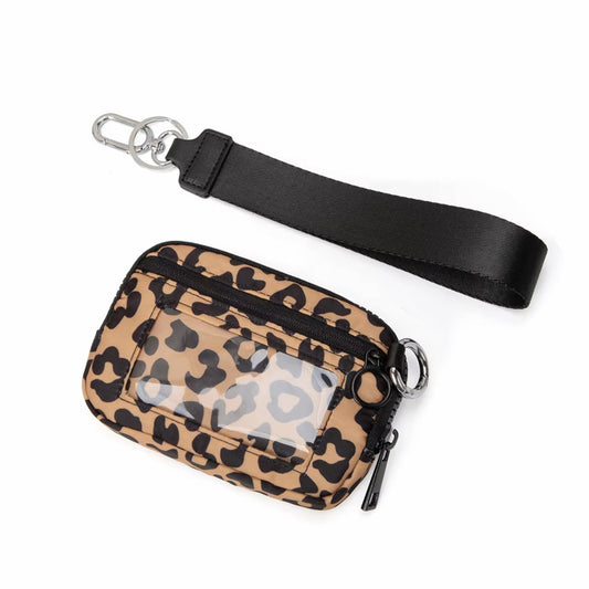 Leopard Wristlet