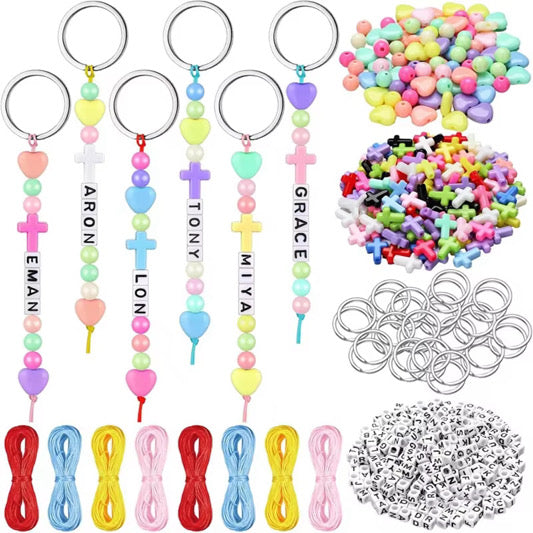 Heart And Cross Keychain Kit