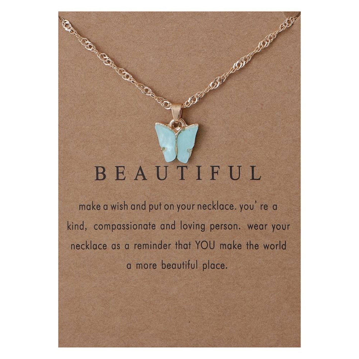 Beautiful Butterfly Necklace