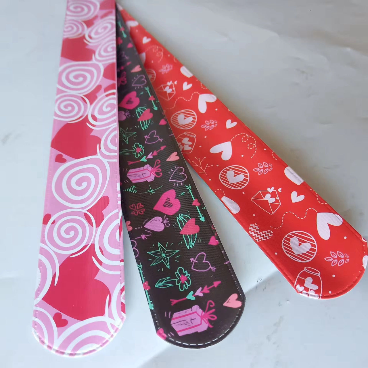 Be Mine Slap Set 12 Piece Slap Bracelet Set