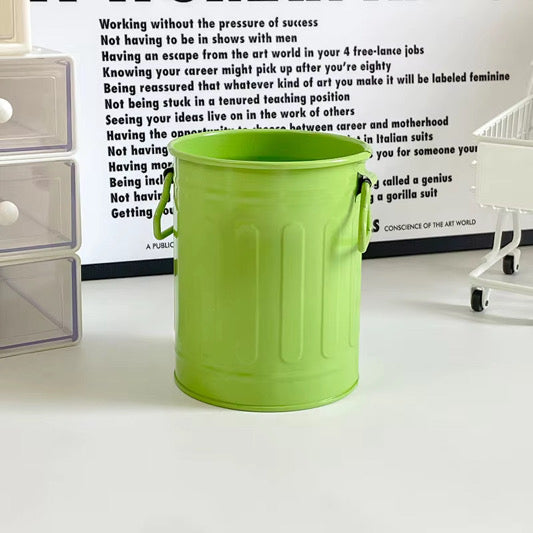 Trash Can Writing Utensil Holder