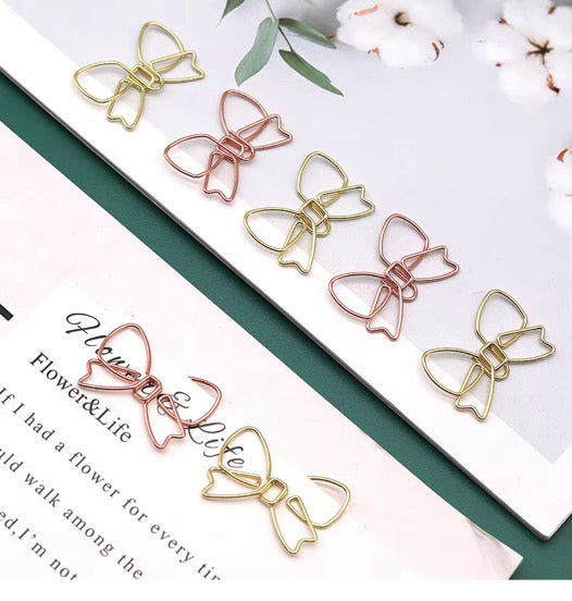 30 Piece Bow Paperclip Set