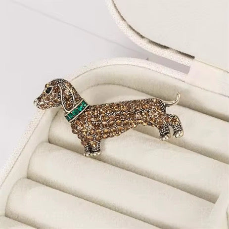 Dapper Dog Brooch