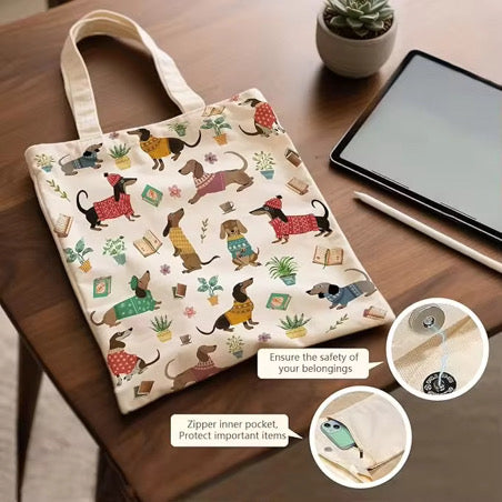 Wiener Friends Canvas Bag