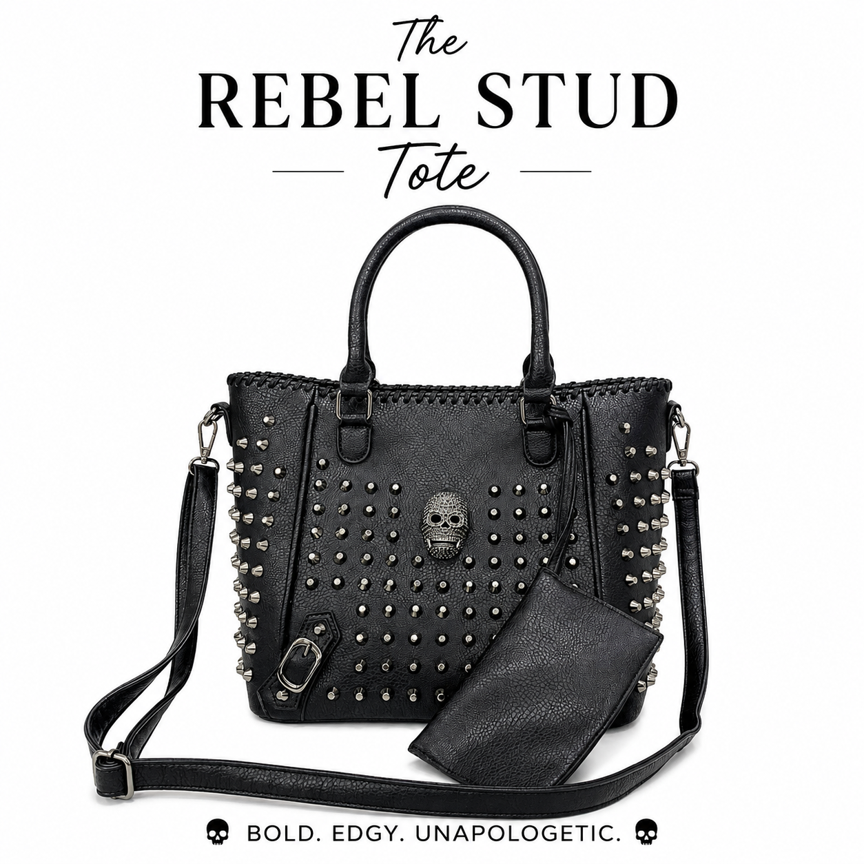 The Rebel Stud Purse