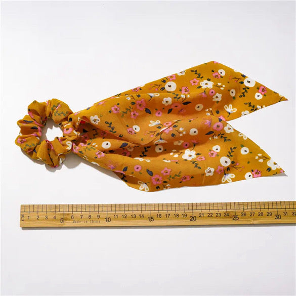 Set of 5 Floral Hair Scarves