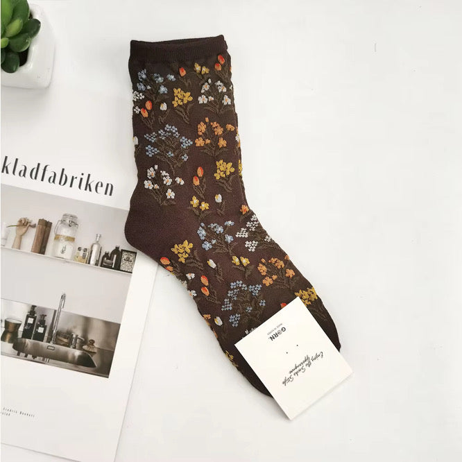Secret Garden Sheer Socks