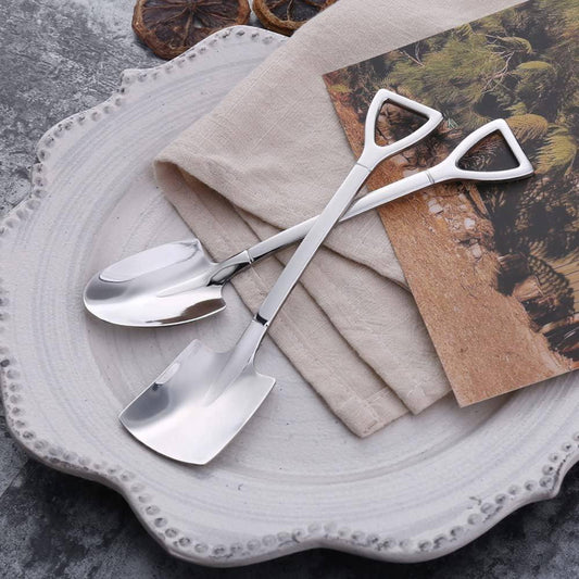 4 Piece Dessert Spoon Shovels