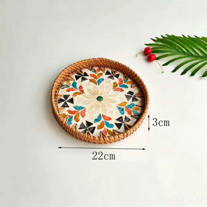 Nest And Nook Round 3 Piece Tray Set