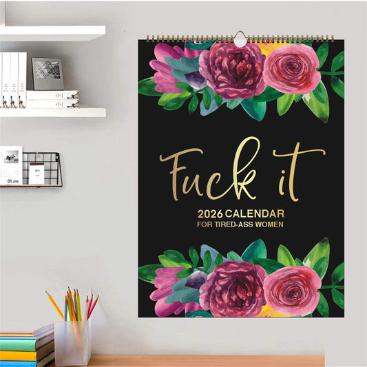 2026 Sweary calendar