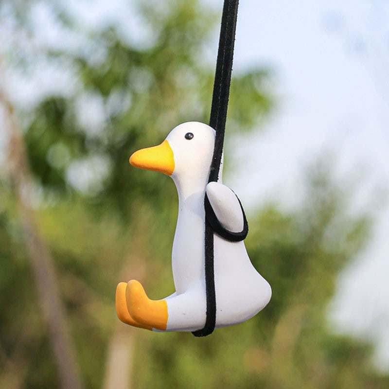 Swinging Duck Car Ornament