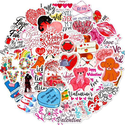 Valentines Vinyl Stickers