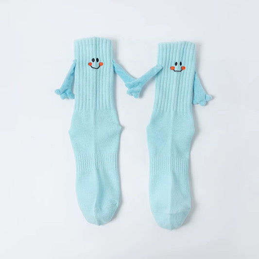 The Smiley Soulmates Magnetic Socks