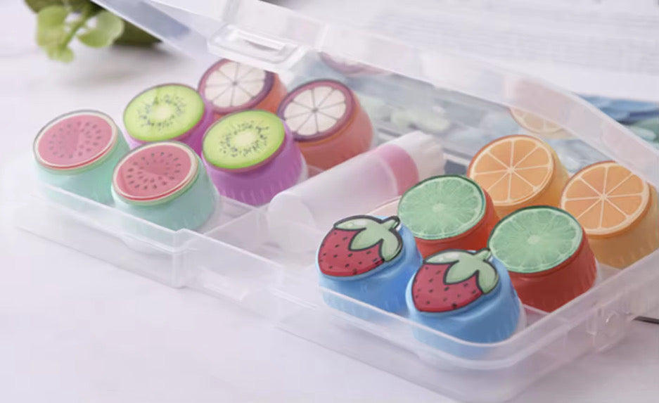 Fruit- Tasic Fruit Themed Contact Case Set