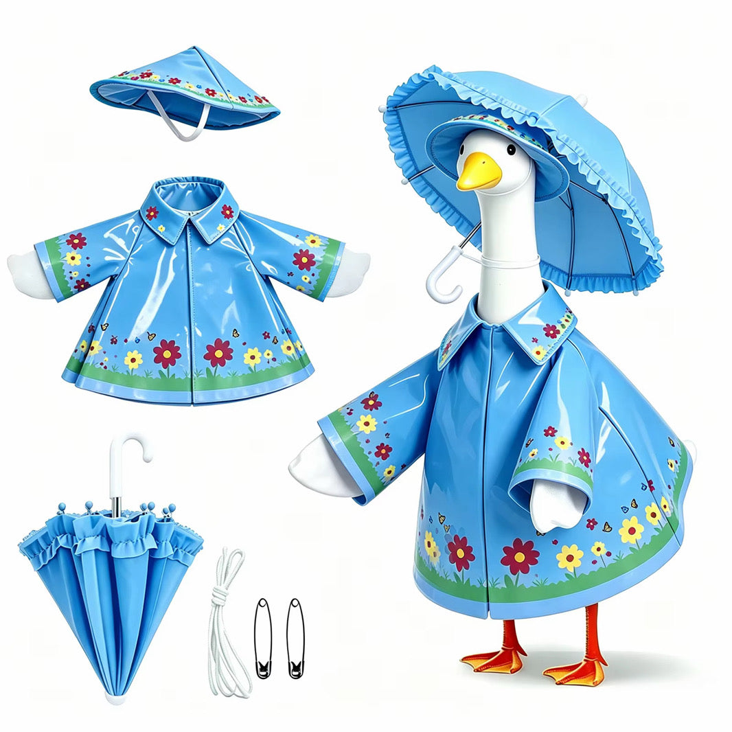 3 Piece Porch Raincoat Goose Outfit