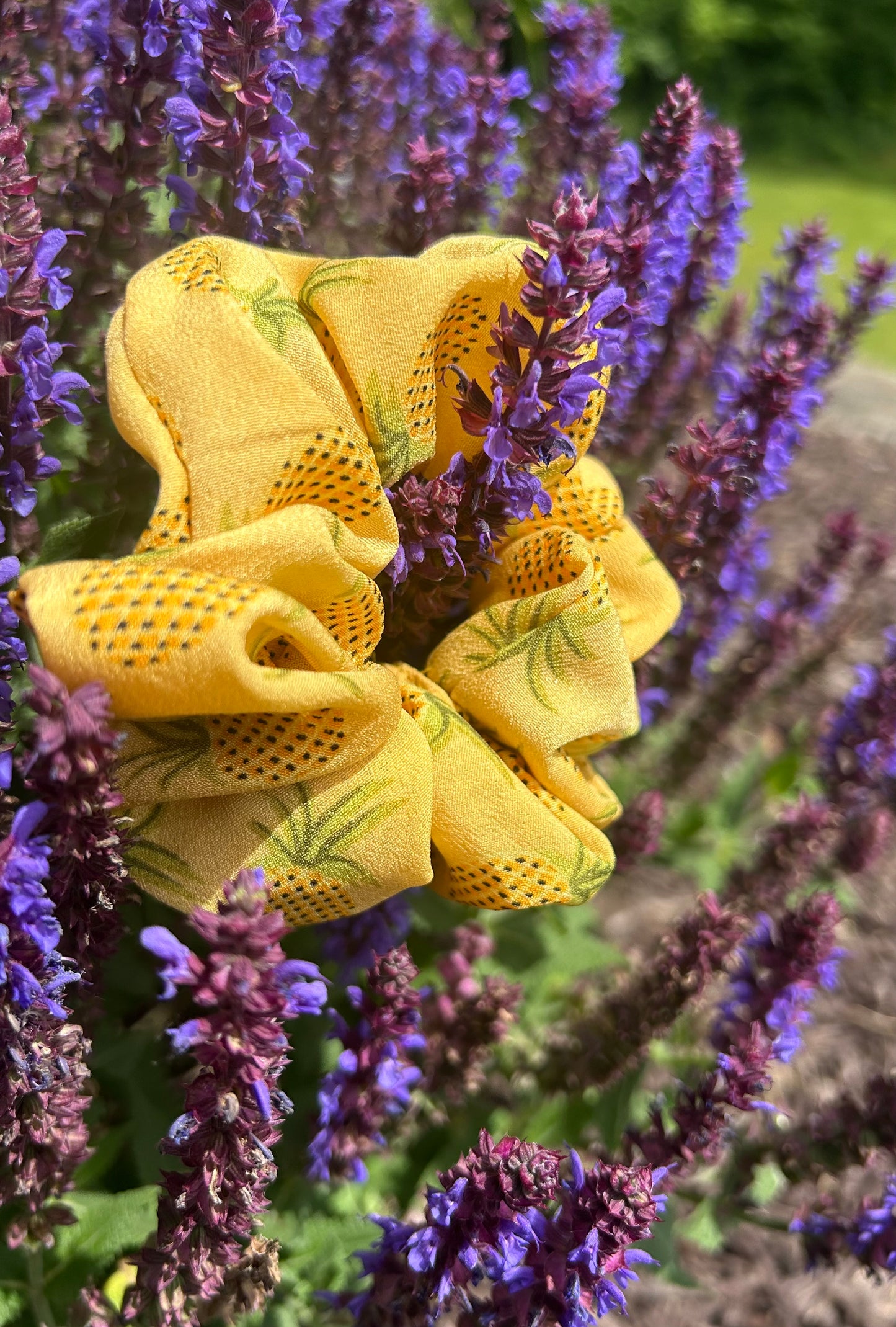 Pineapple 4 Piece Scrunchie Set