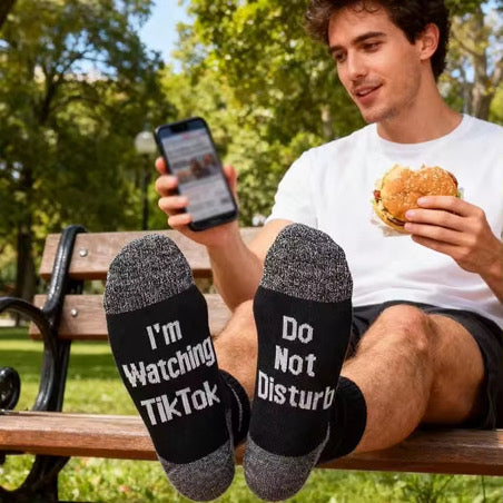 Im Watching TikTok Socks