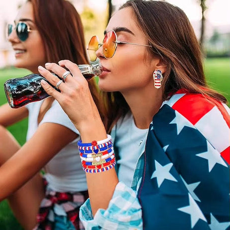USA Stack Bracelet Set