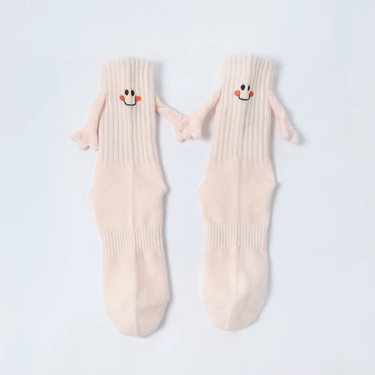 The Smiley Soulmates Magnetic Socks