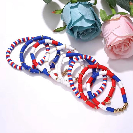 USA Stack Bracelet Set