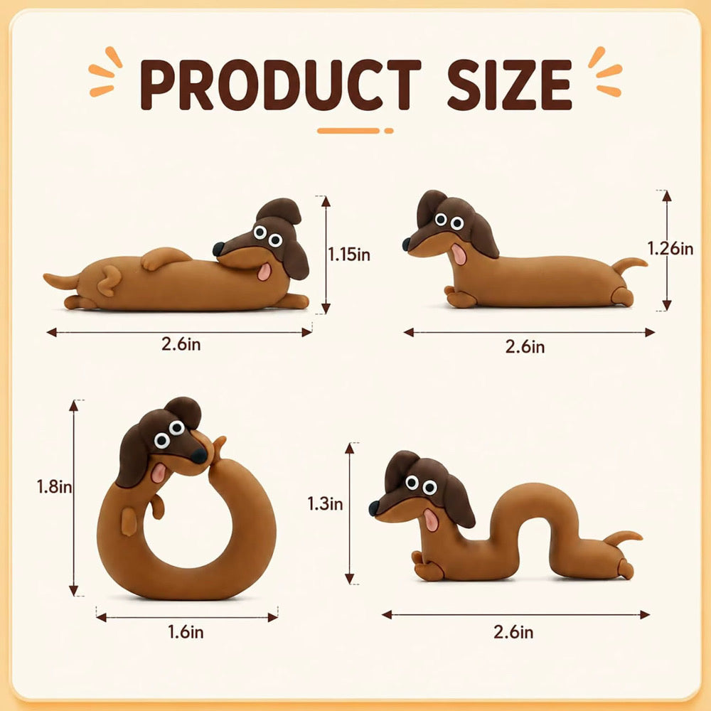 4 Piece Dachshund Friend Set