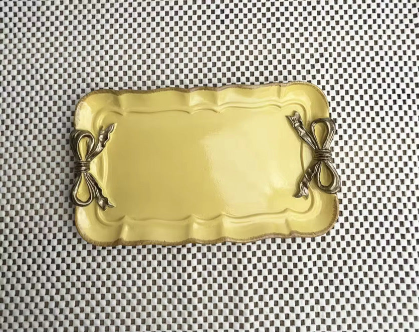 Bow Accent Trinket Tray