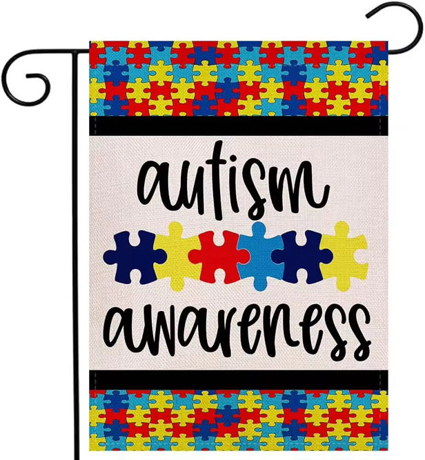 Autism Garden Flags