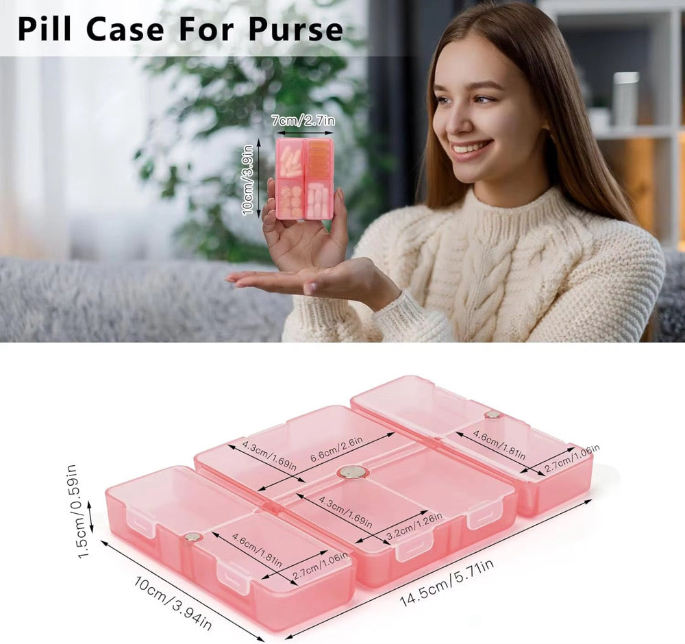 Daily Portable Pill Container