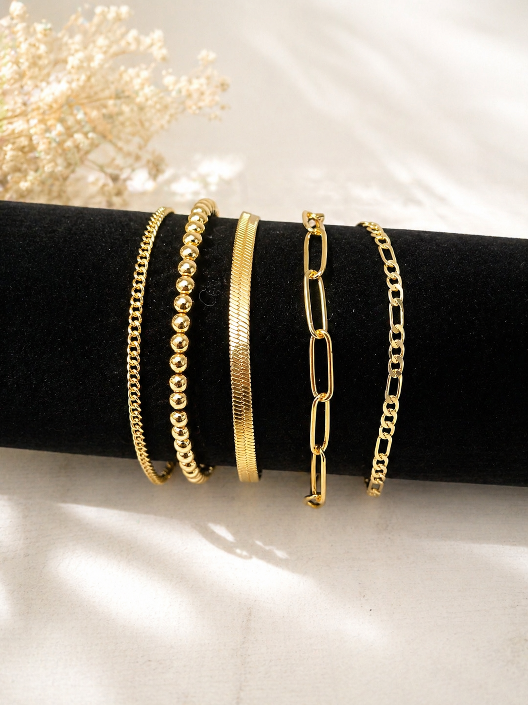 Golden Edit Bracelet Set