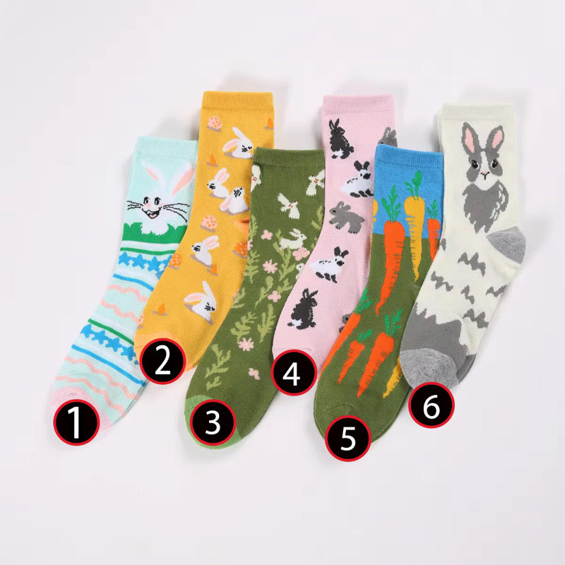 6 Pair Easter Sock Set